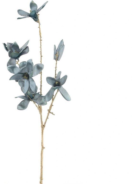 Buitengewoon Boet Buitengewoon de Boet Magnolia spray ardesio groen 74 cm kunstbloem