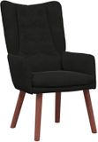 vidaXL Fauteuil Zwart Fluweel 63 x 67 x 94 cm