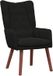vidaXL Fauteuil Zwart Fluweel 63 x 67 x 94 cm