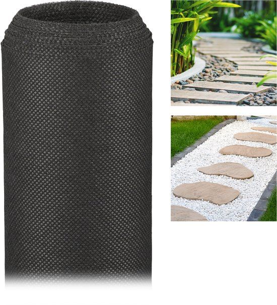 Worteldoek - 5 meter - 50 g/m² - zwart