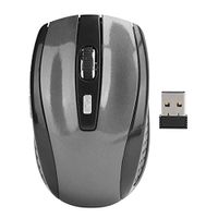 ciciglow Panda ciciglow Draadloze Muis, Stille Muis 2.4G Draagbare Mobiele Optische Muis met USB-ontvanger Instelbare DPI voor Gamingaccessoires voor Notebooks (grijs)