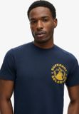 Superdry Outdoor-T-shirt met print Heren navy marl XL