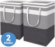 Vicon Opvouwbare Wasmand - 150L - Grijs - Met Handgrepen