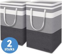 Vicon Opvouwbare Wasmand - 150L - Grijs - Met Handgrepen