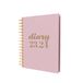 Collins Debden Scandi Academic 2023-24 A5 Dag tot pagina Halverwege het jaar Dagboek Planner School, College of Universiteit Term Journal - Augustus 2023 tot augustus 2024 - Roze - PW51M.50-2324