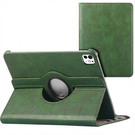 iMoshion 360° Draaibare Bookcase - Tablet Hoes voor Apple iPad Pro 11 (2024) - Groen