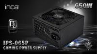 Inca IPS-065PB 650W 80 PLUS Bronze ATX Zwart