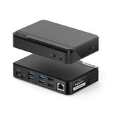 ALOGIC DUTHD station d'accueil & réplicateur de ports USB 3.2 Gen 1 (3.1 Gen 1) Type-C Noir