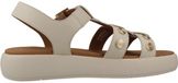 GEOX D CAMALEI Beige Sandalen met hak voor dames, maat 37
