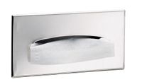 emco system2 inbouw tissuehouder, chroom, 304x157mm, 355700100