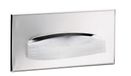 emco system2 inbouw tissuehouder, chroom, 304x157mm, 355700100