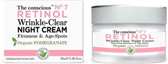 The Conscious Anti-Rimpel Nachtcrème / 50 ml / Mannen