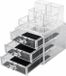 Merkloos Make-Uporganizer Cosmetic Organizer - 3 Lades & 8 Vakken - Transparant