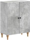 vidaXL Badkamer Opbergkast ALKMAAR Betongrijs 59,5 x 31 x 80 cm