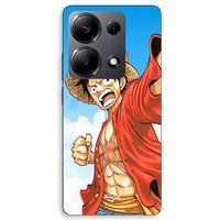 Maniacase Coque Pour Xiaomi Redmi Note 13 Pro 4G Monkey D Luffy one piece film