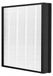 Zeyxo FA45 Filtre de rechange Blanc pour Samsung AX5500 AX60R5080WD Purificateur d'air