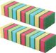 Sorbo Nedac Sorbo Mascot B.V. (Dayes) Schuursponsjes - huishoudsponsjes - 9 cm - 60x stuks - gekleurd