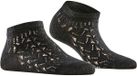 FALKE Trina Blaze kort effen lyocell sneakersokken enkelsokken dames zwart - maat 35-38