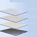Matelas en mousse à mémoire de forme - Tapis de couchage souple - Confort supplémentaire - Double pliable - 90 x 190 cm - Bleu