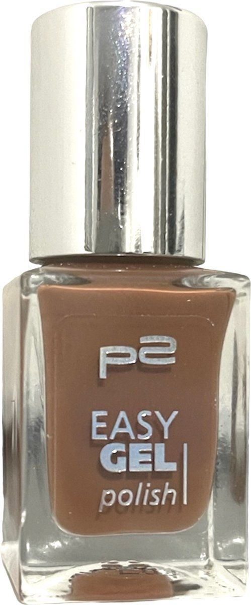 P2 Cosmetics Easy Gel Look Nagellak 120 Roasted Chestnut - 10ml