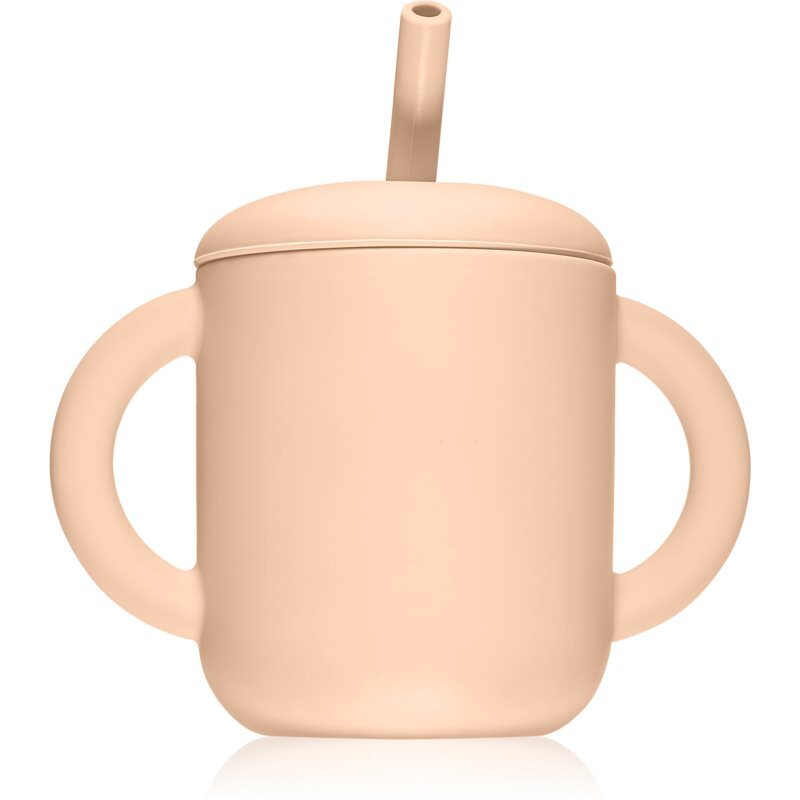 Mushie Training Cup with Straw