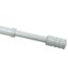 Gardinia Gordijnroede voor vitrages, cilinder, metalen stang incl. 2 schroefhaken, uitschuifbaar, diameter: 10 mm, wit, 40-65 cm