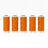 Korbond 100 m polyester schroefdraad, pompoen oranje