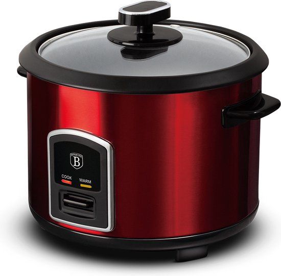 Berlinger Haus BH-9275 Rijstkoker - Burgundy Collection - Rood - 1.8L - 700W