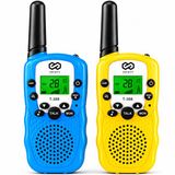 Infinity Goods Walkie Talkie - 2 Stuks - 5KM Bereik - Blauw & Geel