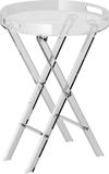 Vevor Acryl Klaptafel met Dienblad φ40 X 58 cm