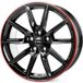 BORBET DESIGN LX19 schwarz glänzend rot Ring 8,0Jx19 5x112 ET40