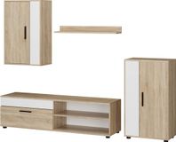 Vicco Berno Wandmeubel – Set van 4 Sonoma