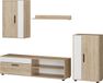 Vicco Berno Wandmeubel – Set van 4 Sonoma
