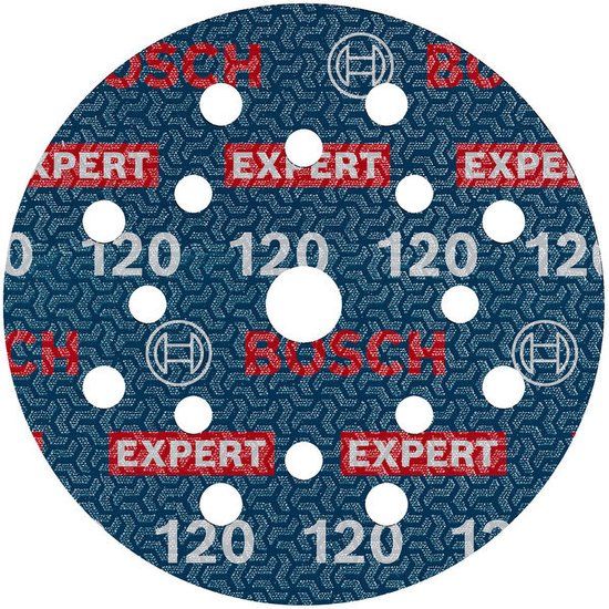 Bosch Professional Bosch EXPERT O780 folieschuurschijf 125 mm K120 50 stuks