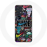 Nike Air Samsung Galaxy A32 4G Hoesje Kleurrijk Gewoon doen