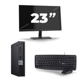 Dell OptiPlex 7070 Micro USFF - Intel Core i3-9e Generatie - 8GB RAM - 256GB SSD - Windows 11 + 1x 23 pouce Monitor