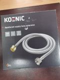 KONIC Versterkte Toevoerslang Verlenging Zilver Metaal 156 cm