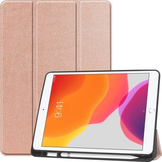 iPad 10.2 (2019) Hoesje - Book Case - Rose goud