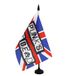 AZ FLAG Tafelvlag Punks not Dead 21x14 cm Polyester 100D Plastic Voet