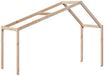 vidaXL Kinderbedhuisje 203x80,5x142 cm massief grenenhout