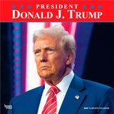 President BrownTrout President Donald J. Trump 2027 12 X 24 Inch Monthly Square Wall Calendar