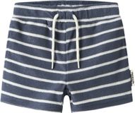 NAME IT Jongens NMMFINTI NREG TERRY SHORTS BOX Bermuda shorts Blauw Maat 110