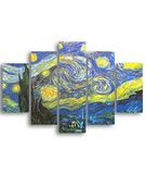 Homemania Wandfoto, geïnspireerd door de auteurs, 5-delig, kunst en graffiti, voor woonkamer, slaapkamer, meerkleurig, 95 x 0,3 x 60 cm, HM205MDF270, MDF