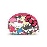 Sanrio Hello Kitty Friends-Casual Ovale Muntportemonnee, meerkleurig, 12 x 9 cm