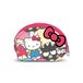 Sanrio Hello Kitty Friends-Casual Ovale Muntportemonnee, meerkleurig, 12 x 9 cm