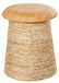 Tabouret rond en rotin, naturel, 49x39x75 cm