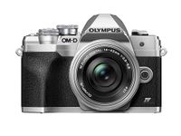 OLYMPUS E-M10 Mark IV Zilver Micro Vier Derde Systeemcamera M.Zuiko Digital ED 14-42mm F3.5-5.6 EZ kit