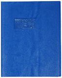Clairefontaine Calligraphe 72002C Schriftomslag met Lederkorrel structuur Victoria Blauw - 17x22 cm - 22/100ste met Etikethouder - PVC Opaak