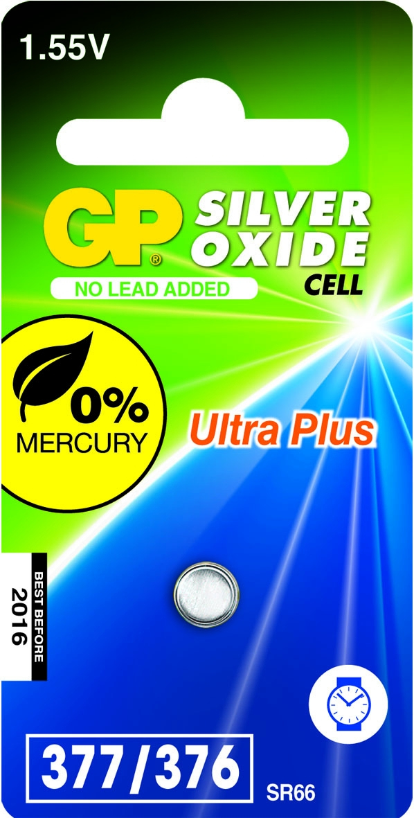 GP Batteries Silver Oxide Cell 377