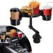 OEM Shenzhen Haorui Industrial Technology Co., Ltd. 360 graden verstelbare bekerhouder voor in de auto - tafel met telefoonhouder - 3-in-1 autoverlenging - multifunctionele tafel met antislipmat Auto tafel